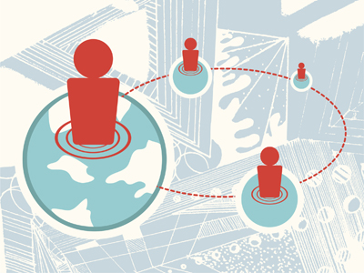 A picture of Individuals linked together.